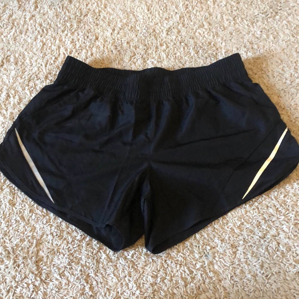 Black athletic shorts